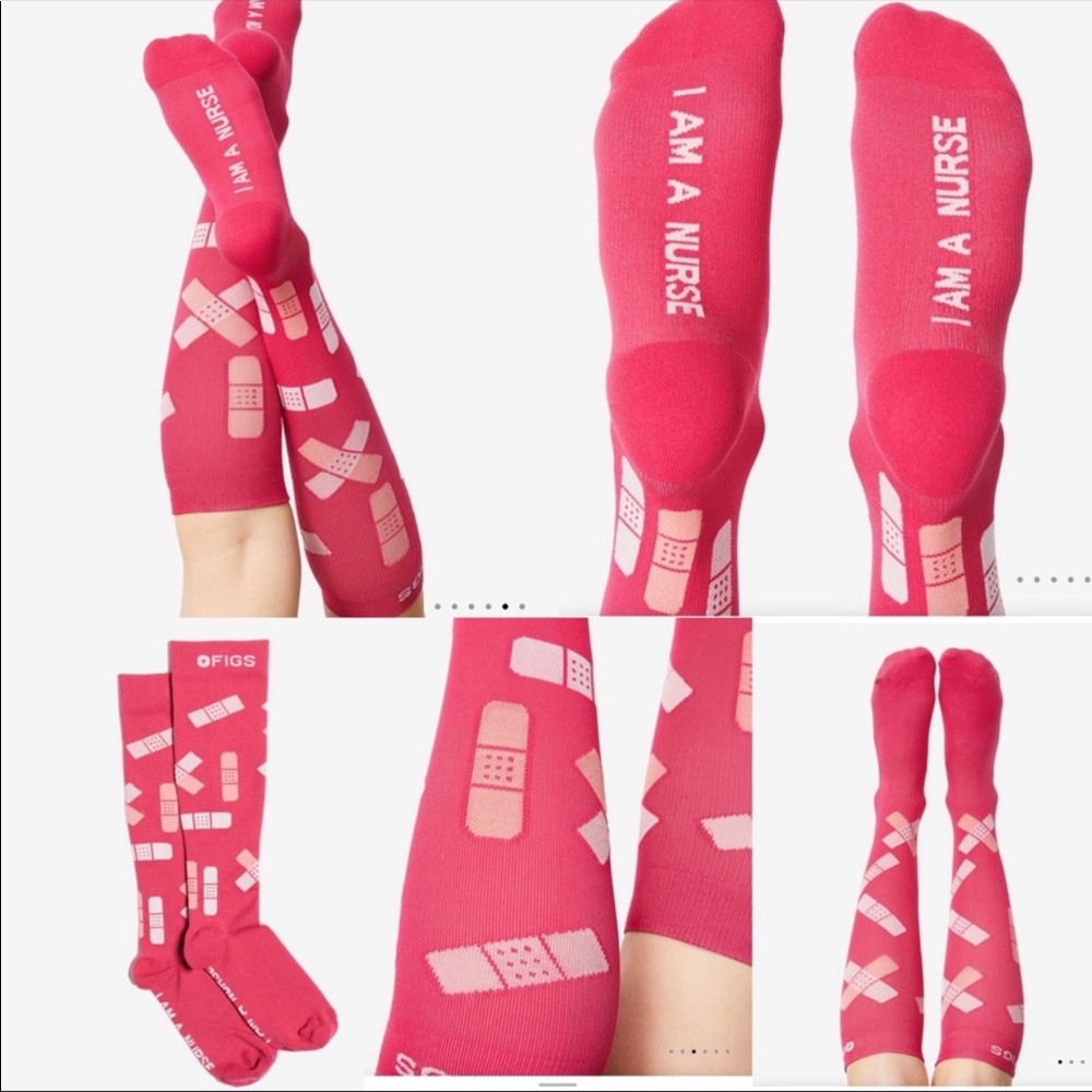 NWT FIGS SOCKS LIMITED EDITION I IM A NURSE - Picture 2 of 7